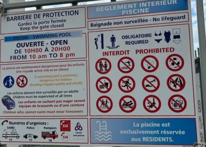 T1 Meuble Avec Piscine Commune Appartement *
